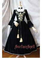 Surface Spell Gothic Bourbon Embroidery One Piece